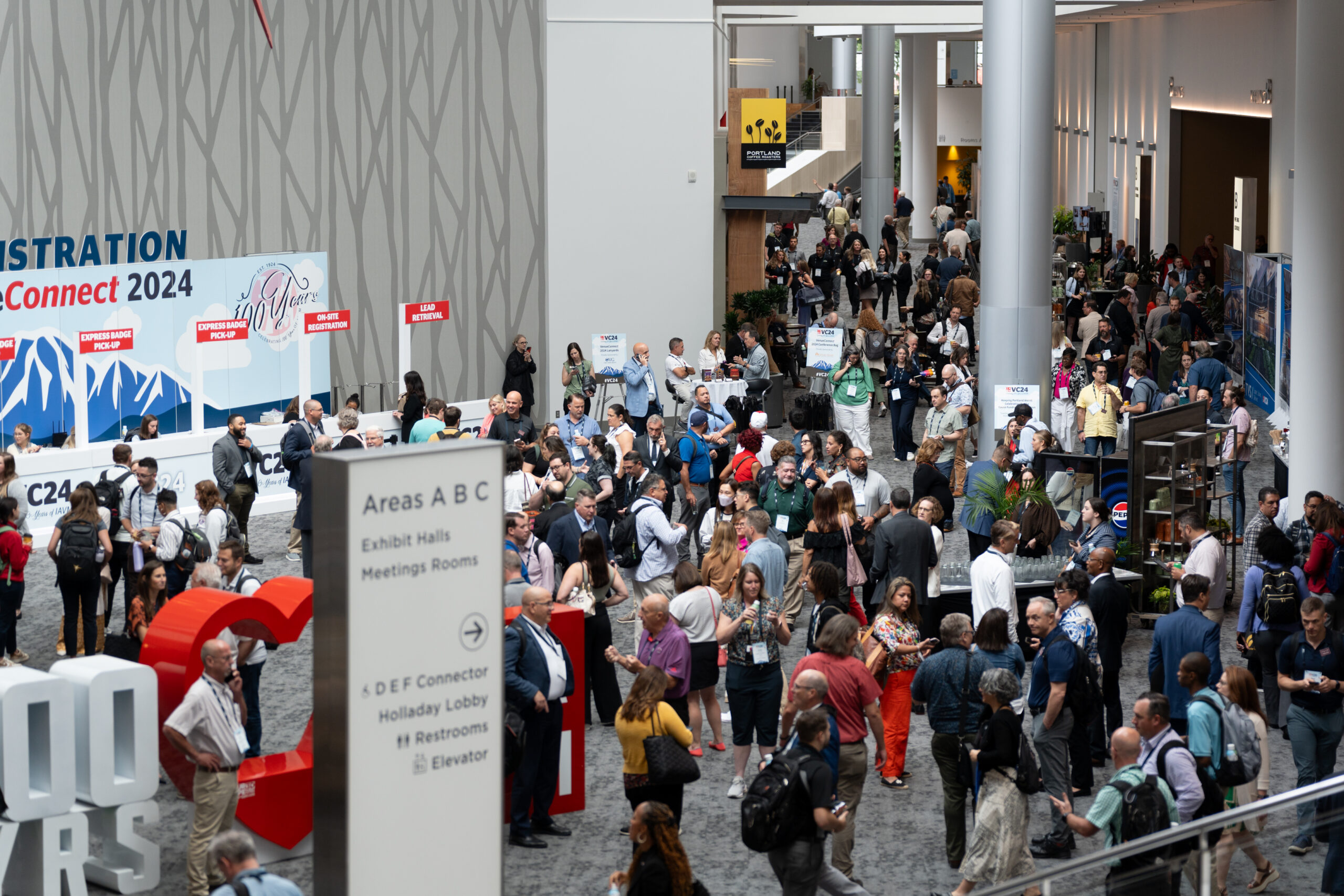 crowded event hall