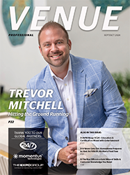 VP magazine cover with Trevor Mitchell