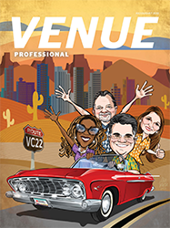 cover of VP mag with cartoon caricatures of IAVM Board