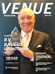 cover of VP magazine with R.V. Baugus