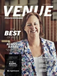 cover of VP mag with Rebecca Barry