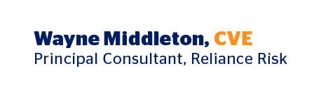 Wayne Middleton, CVE Principal Consultant, Reliance Risk